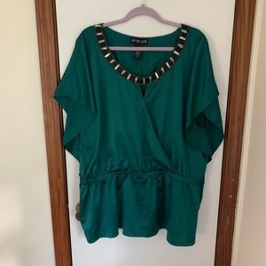Lane Bryant Peplum Top